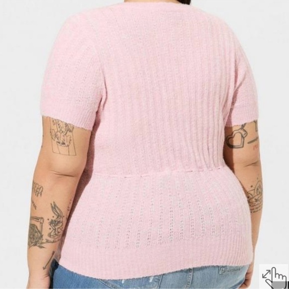 Torrid Vegan Cashmere Square Neck Sweater - Picture 2 of 7